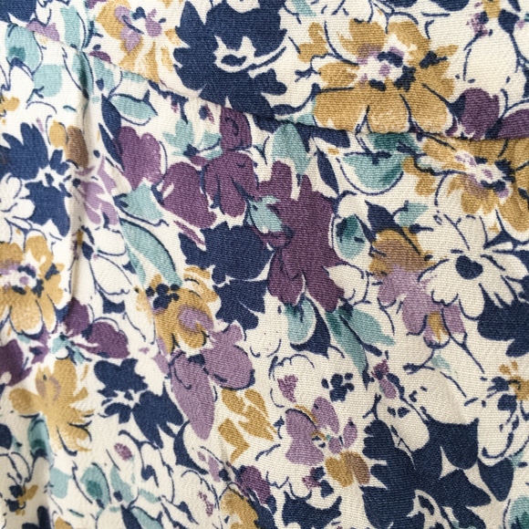 Zara Basic Spring Summer Floral V-neck Dress - Picture 7 of 8